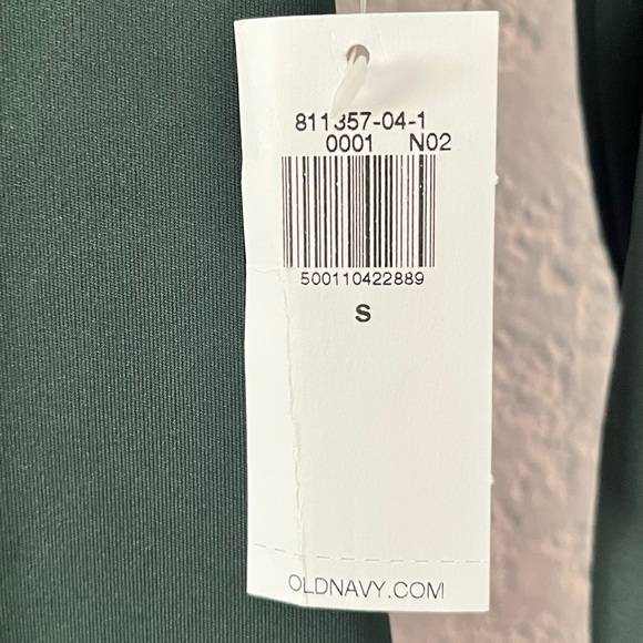 NWT Old Navy Emerald Green V neck Long Sleeve Women Size Small - Picture 5 of 5